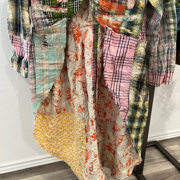 Magnolia Pearl Floral Plaid Le Brun in Madras Jacket (item 7.7) - Picture 4 of 10